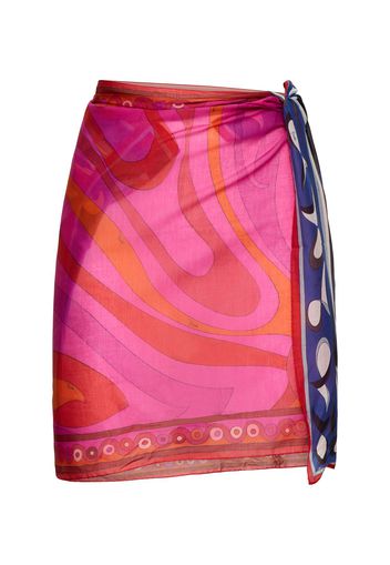 Printed Cotton Muslin Pareo Skirt