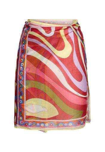 Printed Cotton Muslin Pareo Skirt