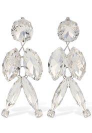 Crystal Cascade Clip-on Earrings