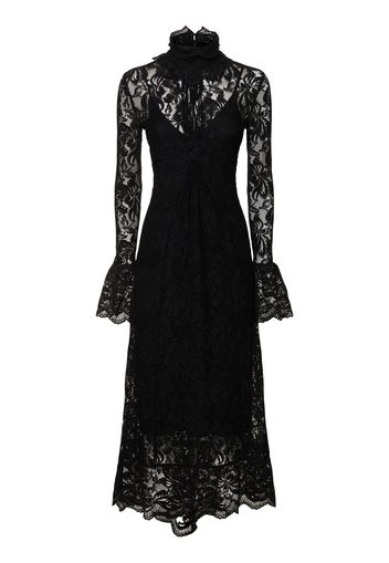 Stretch Lace T-neck Dress