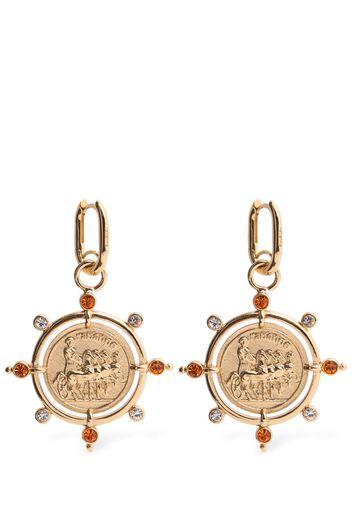 Logo Charm Earrings