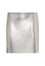 Micro Mesh Mini Skirt