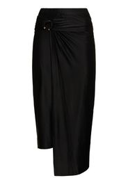 Stretch Viscose Jersey Long Skirt