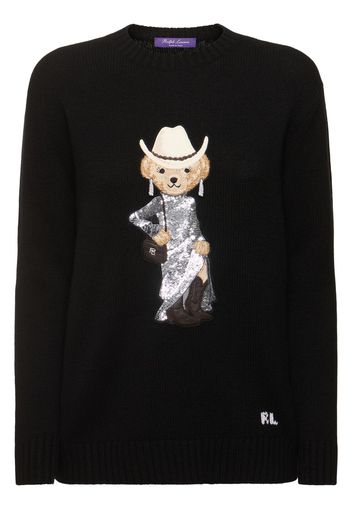 Western Bear Cashmere Crewneck Sweater