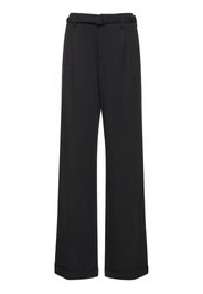 Acklie Wool Gabardine Flared Pants