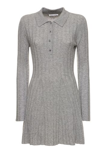 Walsh Collared Cashmere Mini Dress