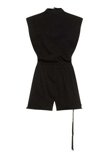 Sleeveless Short Jersey Jumpsuit