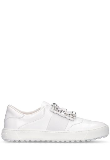 10mm Very Vivier Strass Leather Sneakers