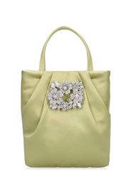 Micro Rv Bouquet Crystal Top Handle Bag