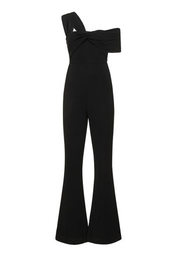 Asymmetric Stretch Viscose Cady Jumpsuit