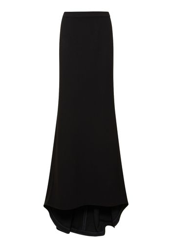 Stretch Cady Maxi Skirt