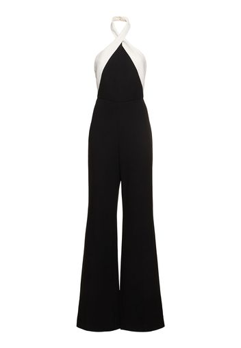 Heavy Cady Halter Neck Jumpsuit