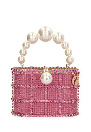 Holli Bling Top Handle Bag W/crystals