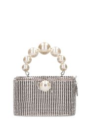 Super Holly Mesh & Faux Pearls Bag