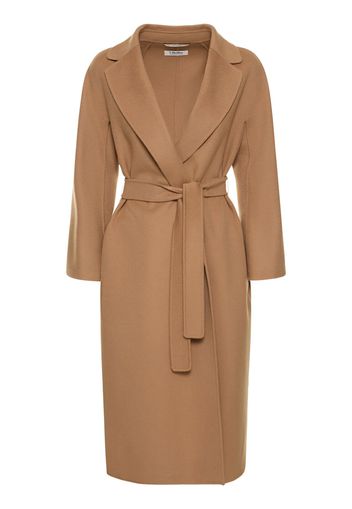 Esturia Belted Double Wool Long Coat