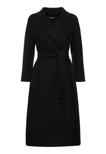 Esturia Belted Double Wool Long Coat