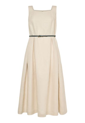 Cipro Linen Sleeveless Midi Dress