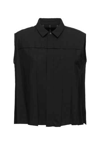 Tailored Sleeveless Shirt