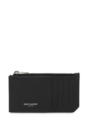 Leather Zip Card Holder