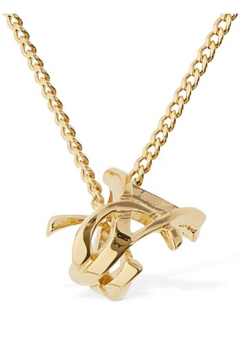 Ysl Charm Long Necklace