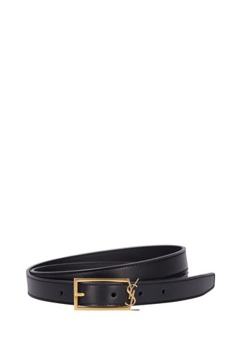 2cm Ysl Buckle Leather Belt