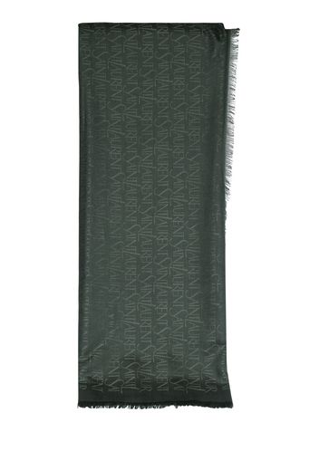 Light Silk & Wool Jacquard Scarf