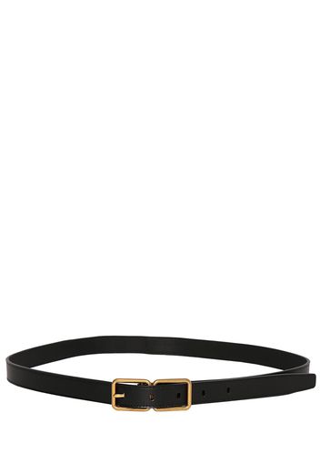 Boucle Double Cadre Leather Belt