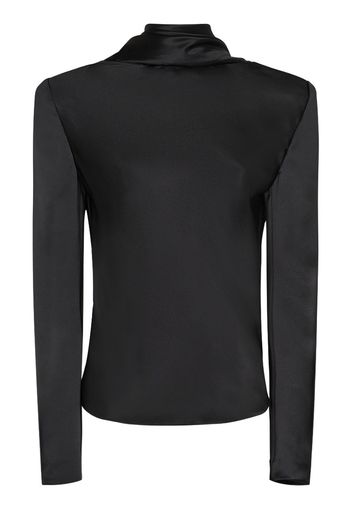 Silk Turtleneck Shirt