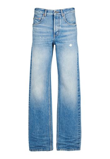 Baggy Cotton Denim Wide Jeans