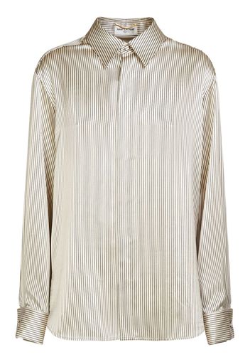 Striped Silk Shirt