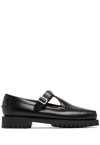 40mm Georgina Lug Leather Loafers