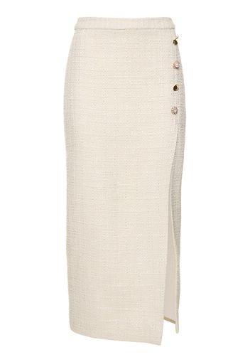 Bouclé Midi Skirt