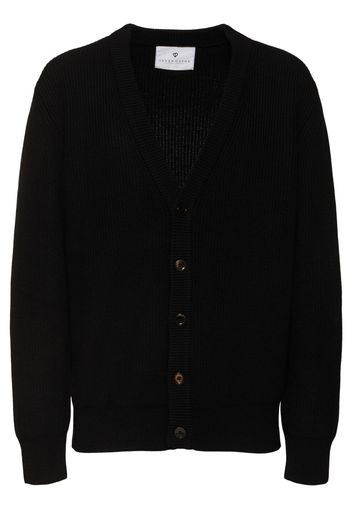 English Rib Wool Cardigan