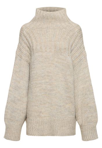 Basque Wool Blend Turtleneck Sweater