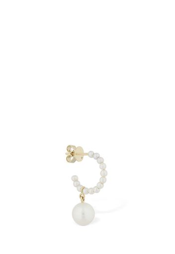 Marco Mono Pearl Hoop Earring