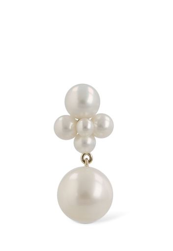 Thyra 14kt Gold & Pearl Mono Earring