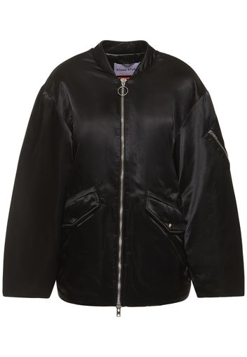 Prim Satin Twill Bomber Jacket