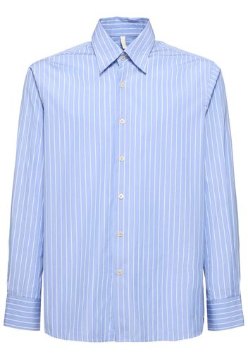 Striped Cotton Poplin Shirt