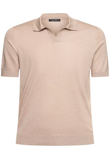 Keith Silk Knit Polo