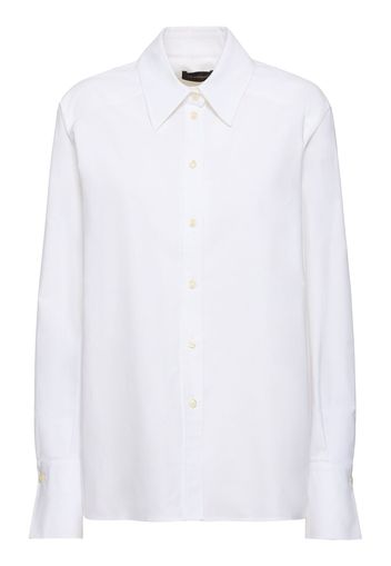 Sally Boxy Cotton Poplin Shirt