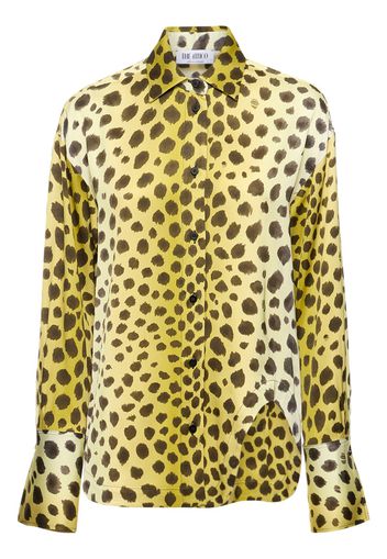 Eliza Relaxed Printed Satin Shirt