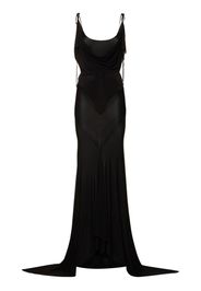 Sheer Jersey Gown