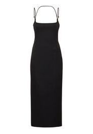 Gabardine Midi Dress