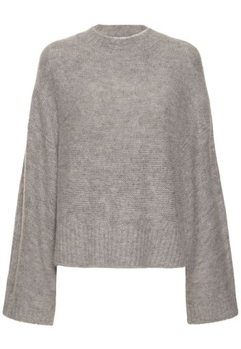 Margrethe Slit Alpaca Blend Knit Sweater