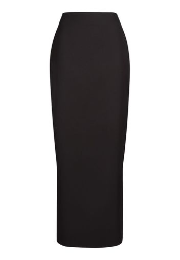 Bartelle Wool Twill Long Pencil Skirt