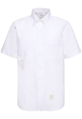 Button Down Cotton Straight Fit Shirt