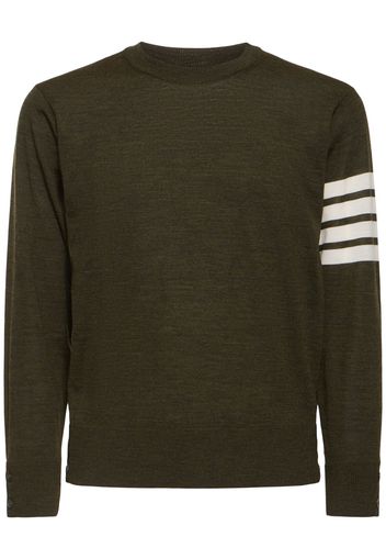 Classic 4 Bar Crewneck Sweater