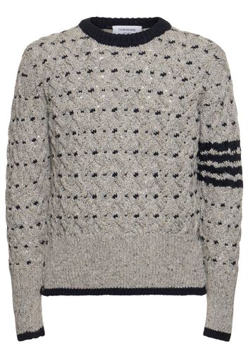 All Over Cable Stitch Classic Sweater