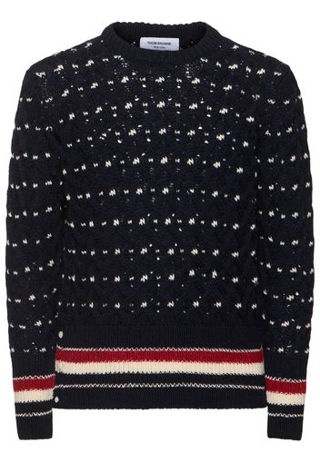 All Over Cable Stitch Classic Sweater