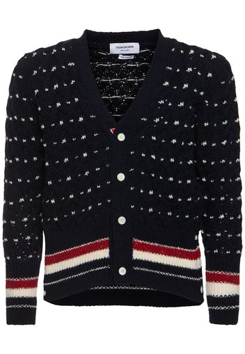 All Over Cable Stitch Classic Cardigan